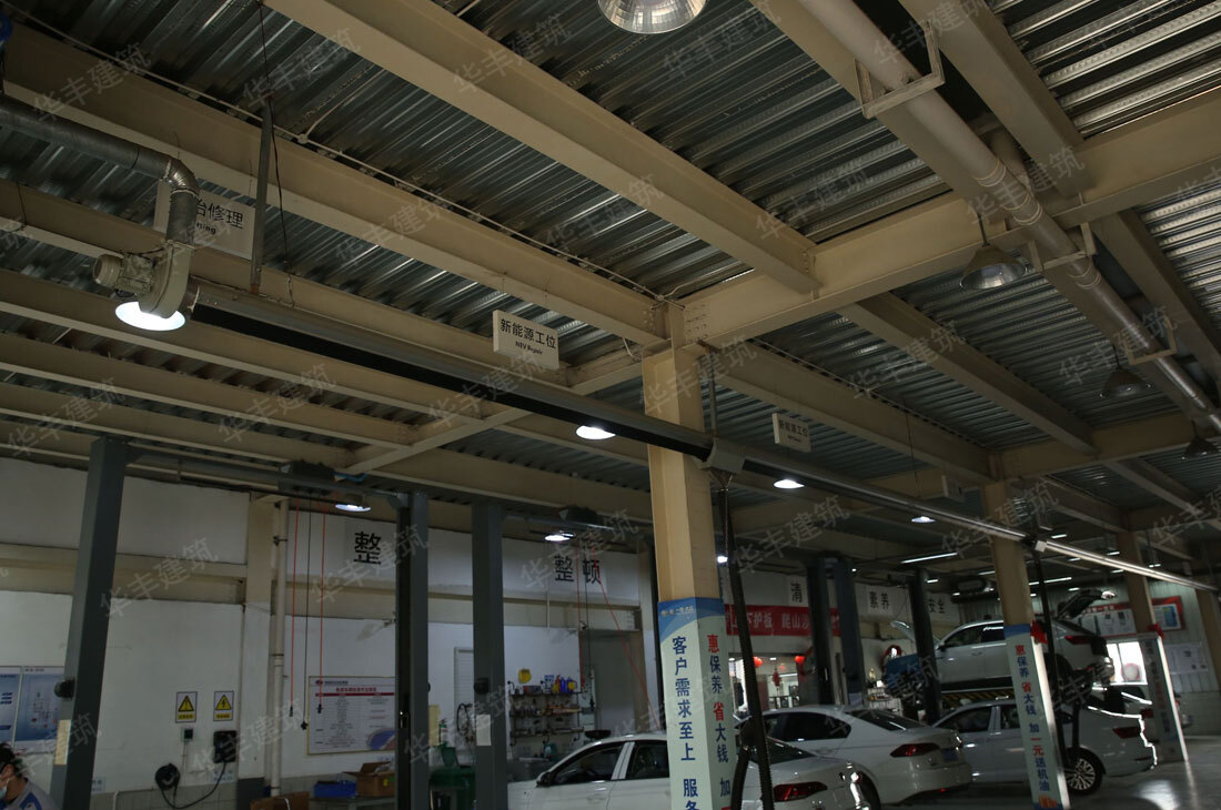 南阳汽车钢结构展厅项目案例